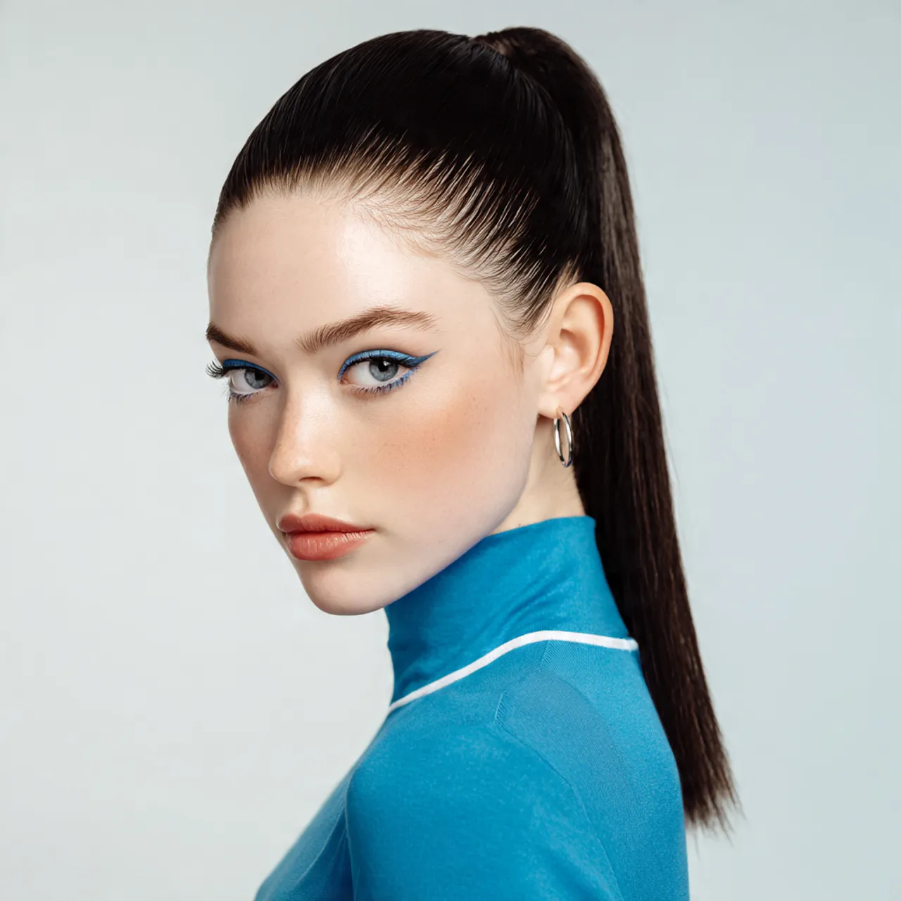 25 Trendy Easy Ponytail Hairstyles Ideas for Every Mood and Occasion 23 Ponytail with Middle Part Ideas