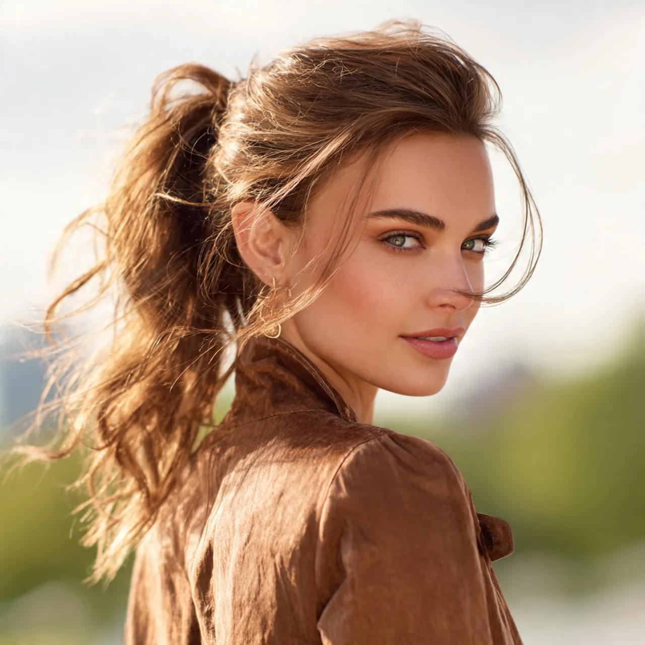 25 Trendy Easy Ponytail Hairstyles Ideas for Every Mood and Occasion 24 Ponytail with Soft Volume Ideas