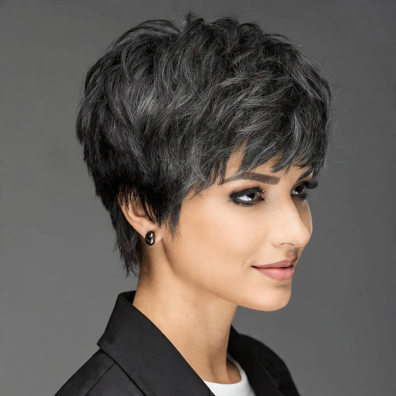 Textured Medium Shag Hairstyle Ideas