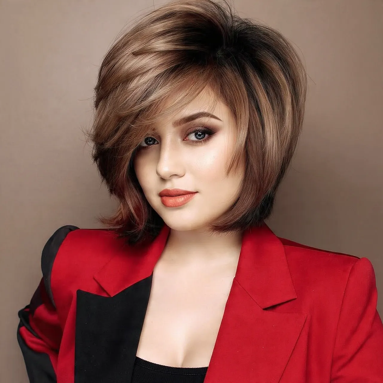 Voluminous Medium Shag Ideas