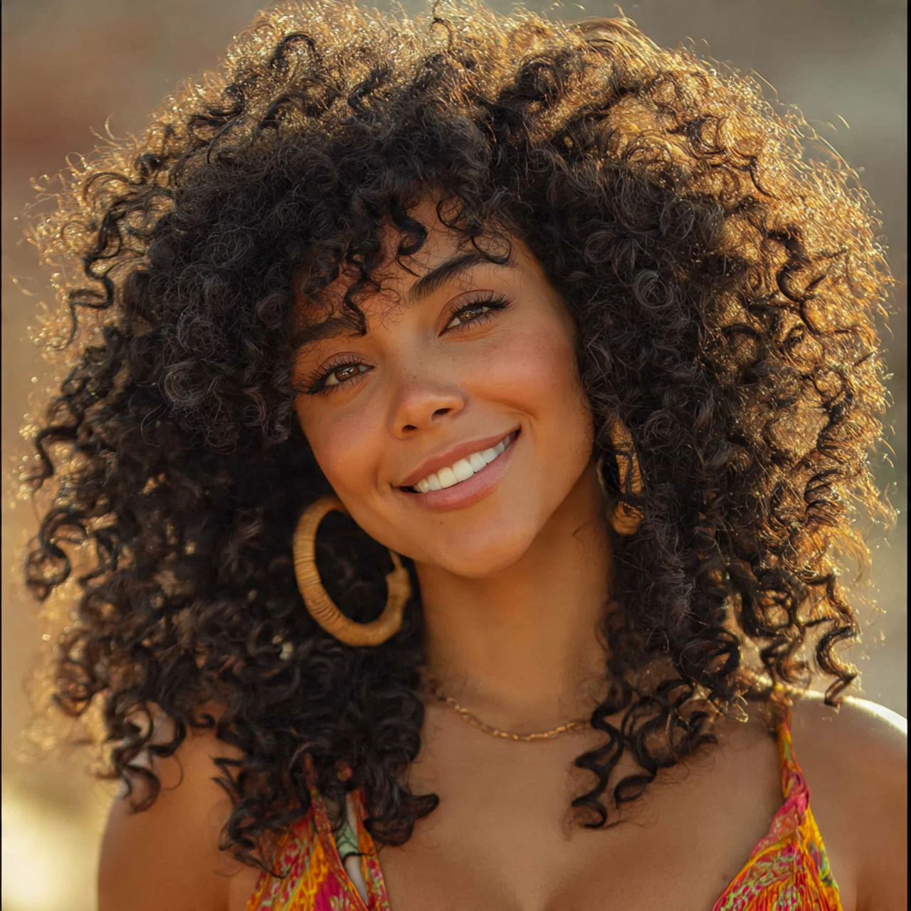 Curly Hair Summer Hairstyles Ideas