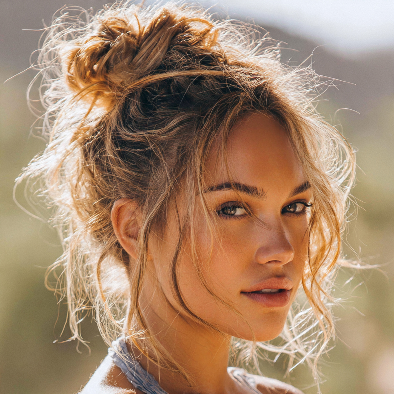 Messy Bun Hairstyles Ideas