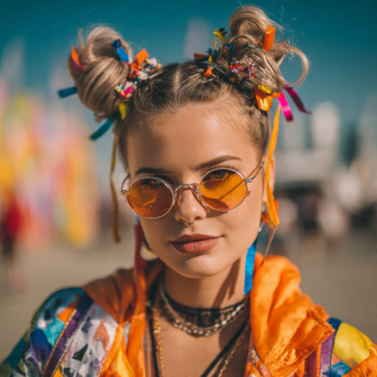 Space Buns Hairstyles Ideas
