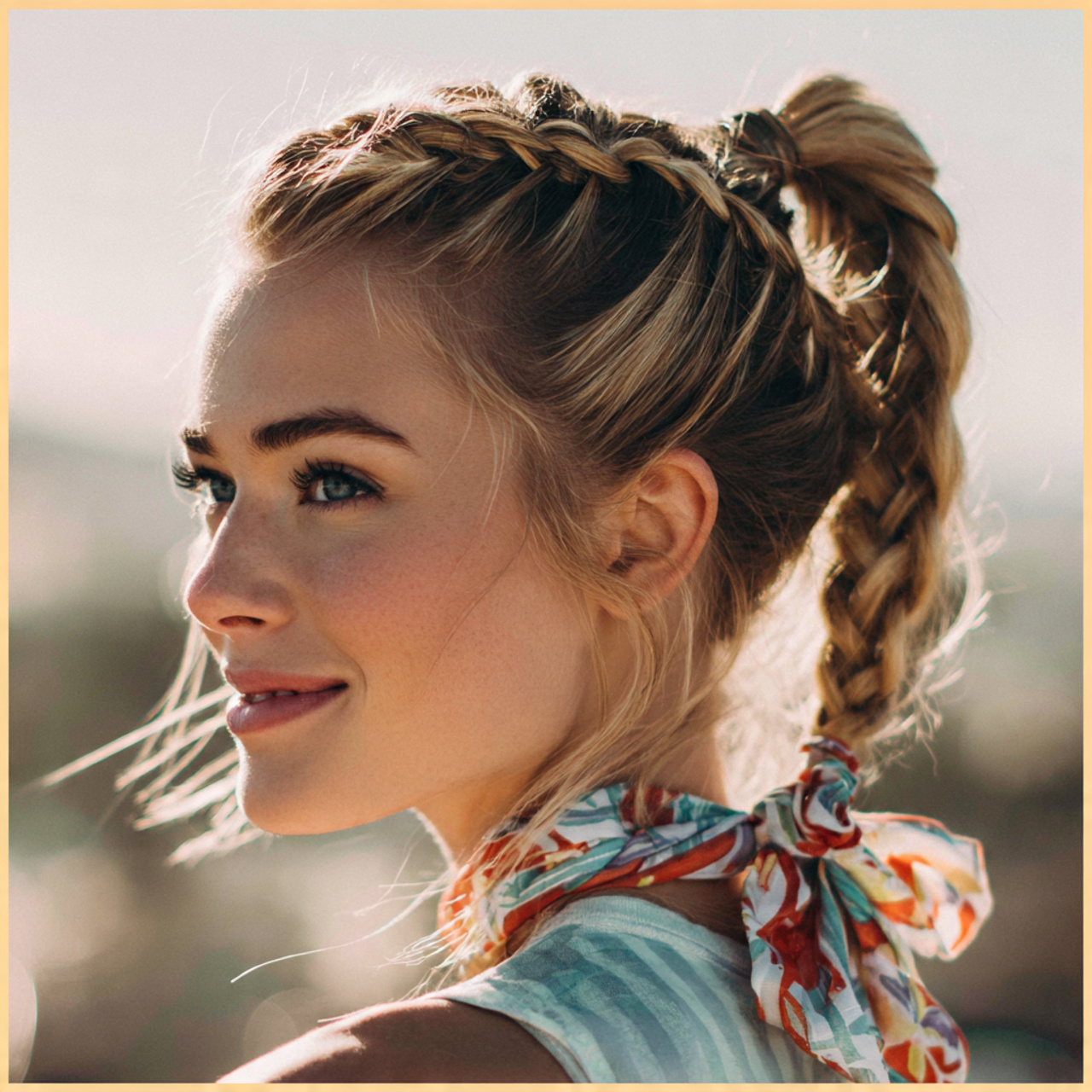Braided Ponytail Hairstyles Ideas