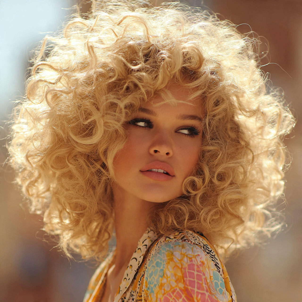 Voluminous Curls Hairstyles Ideas